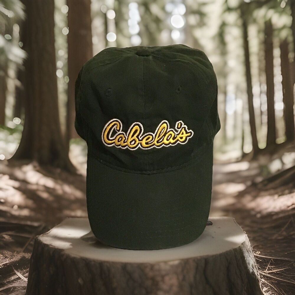 VTG-2000s Cabela's Worlds Outfitter hunting camping fishing pre curved hat sku13